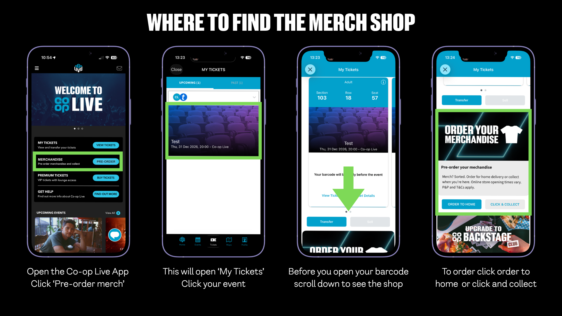 how to order merchandise
